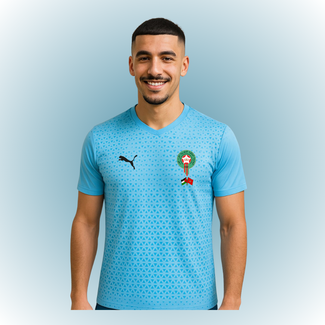 Maroc Palestine Bleu