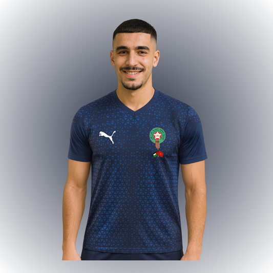 Maroc Palestine Bleu Marine