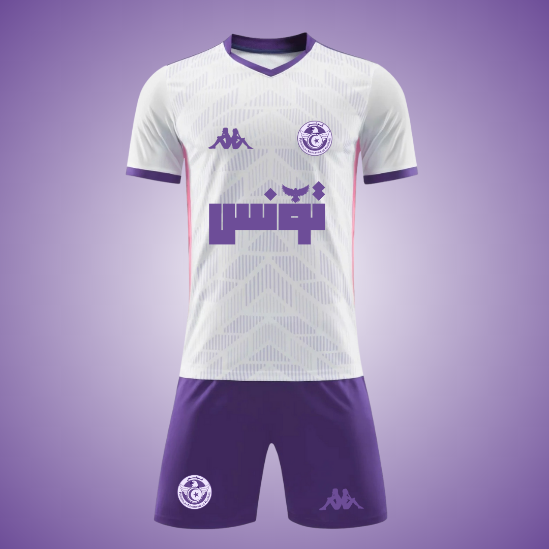 Tunisie Violet/Blanc